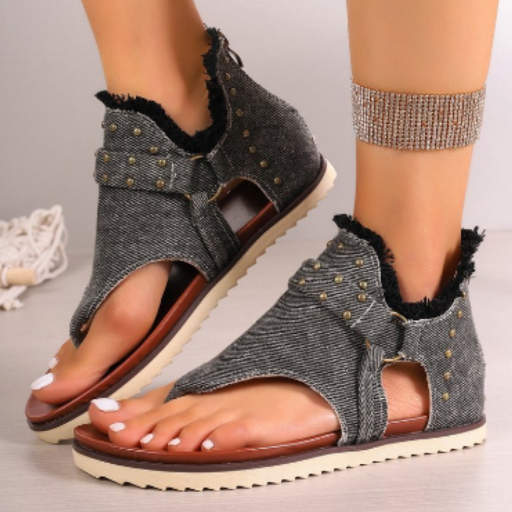 Danao | Retro Orthopedic Ankle High Sandals For Women