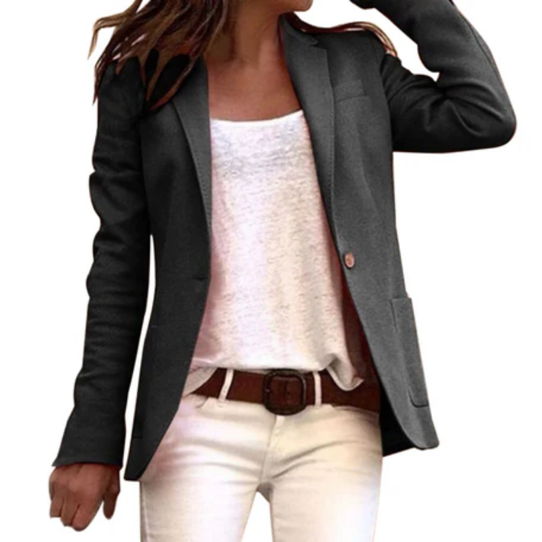 Kearstie | Stylish Winter Work Lapel Collar Blazer For Women