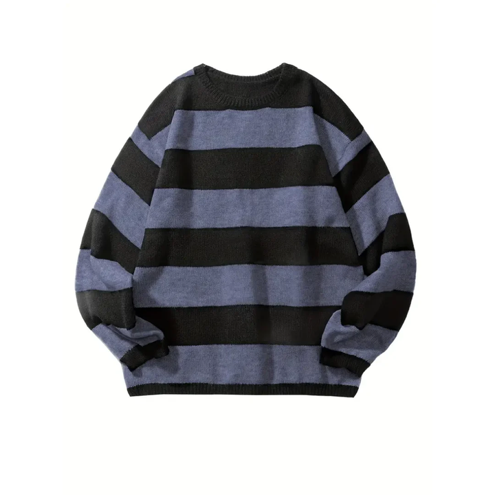 Eberlein | Casual Warm Oversized Stiped Sweater For Men