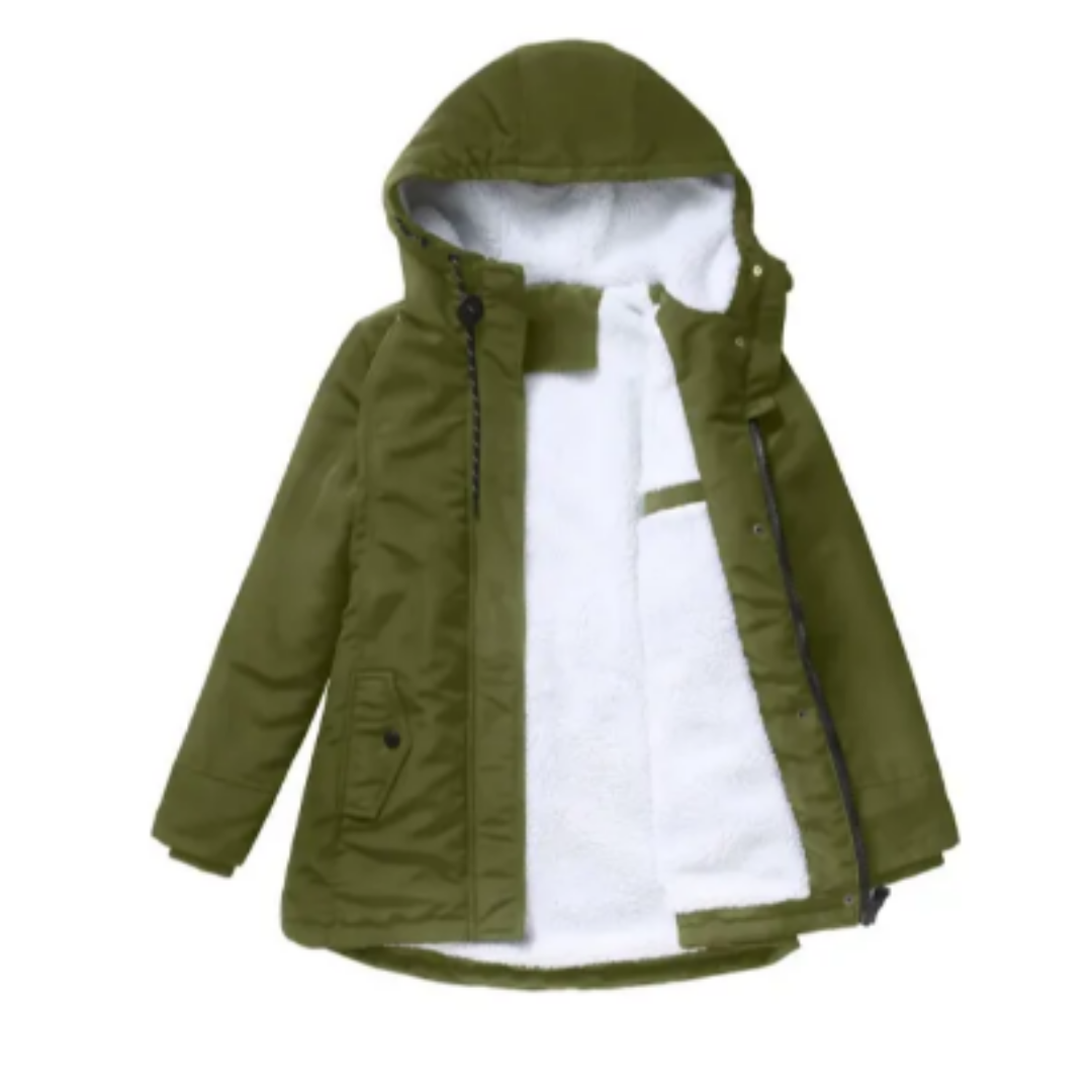 Wioletta | Casual Warm Zip Up Hooded Jacket For Women