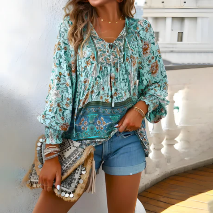 Shae | Vintage Boho Blouse For Women