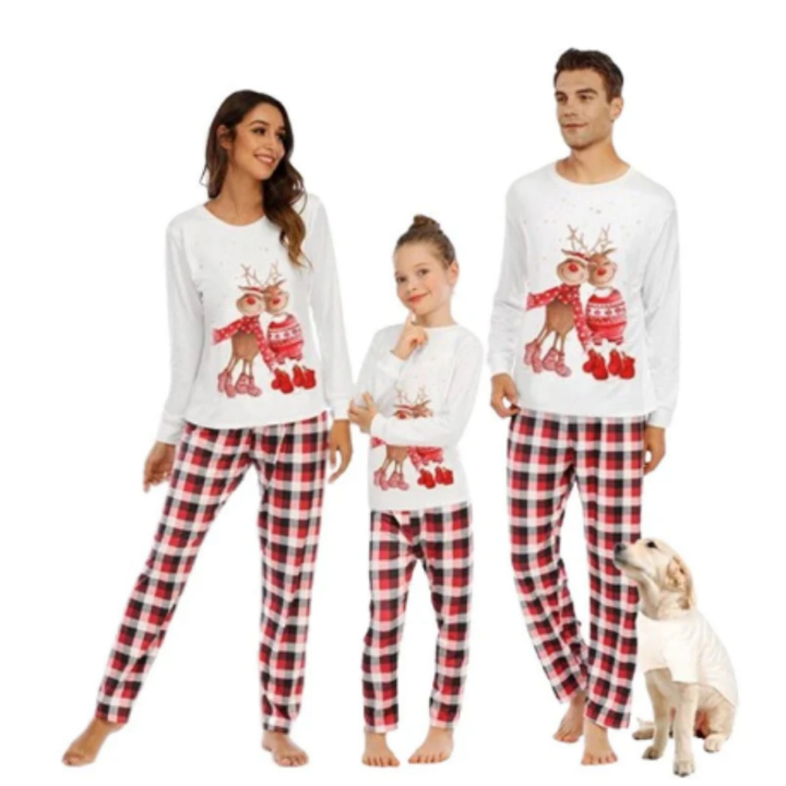 Ululani | Warm Christmas Two Piece Pajama Set For Family