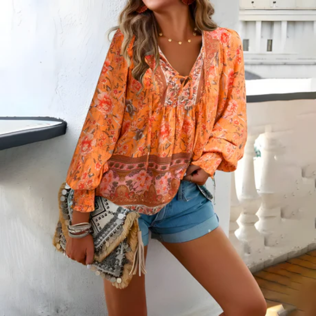 Shae | Vintage Boho Blouse For Women