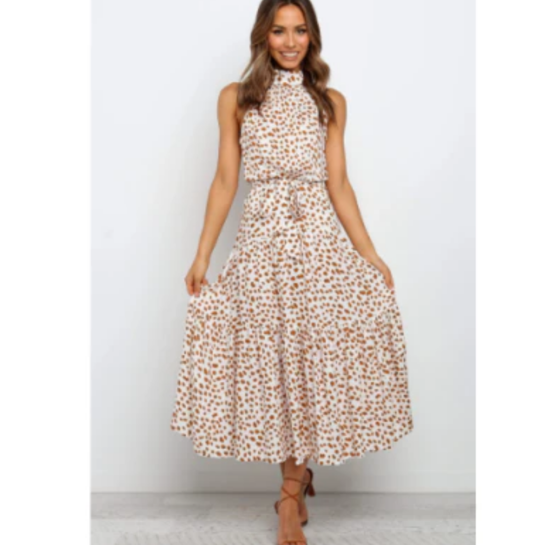 Maeann | Fancy Floral Midi Dress For Women