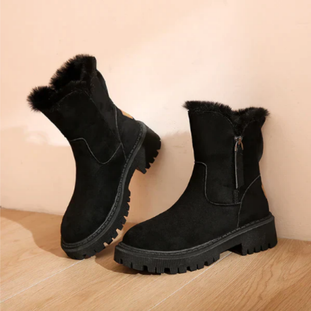 Ulryka | Winter Warm Zip Platform Boots For Women