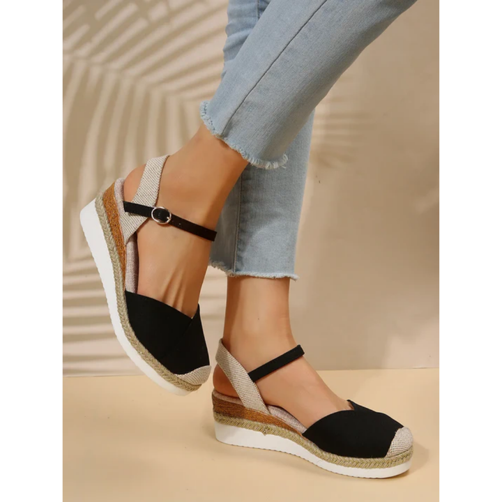 Xena | Walking Closed Toe Wedge Sandals For Women