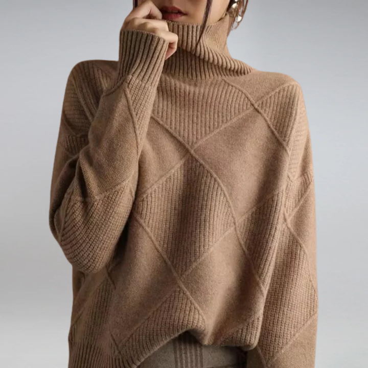 Queralt | Stylish Winter Turtle Neck Sweater For Women