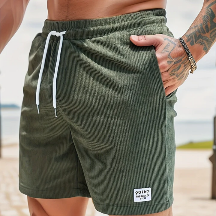 Maverick | Classic Summer Corduroy Shorts for Men