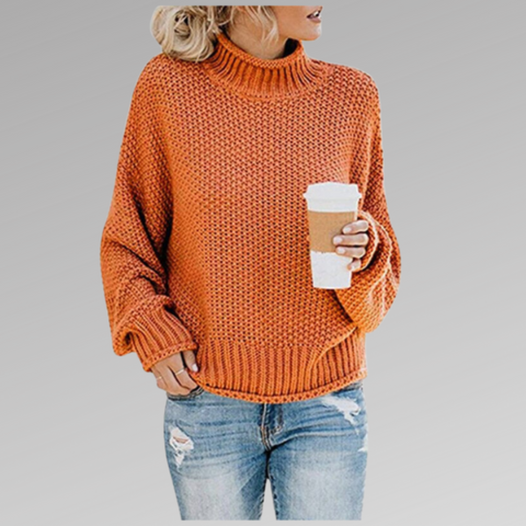 Furiya | Knitted Round Neck Warm Sweater For Women