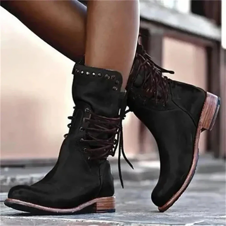 Mausie | Lace Up Ankle Boots for Women