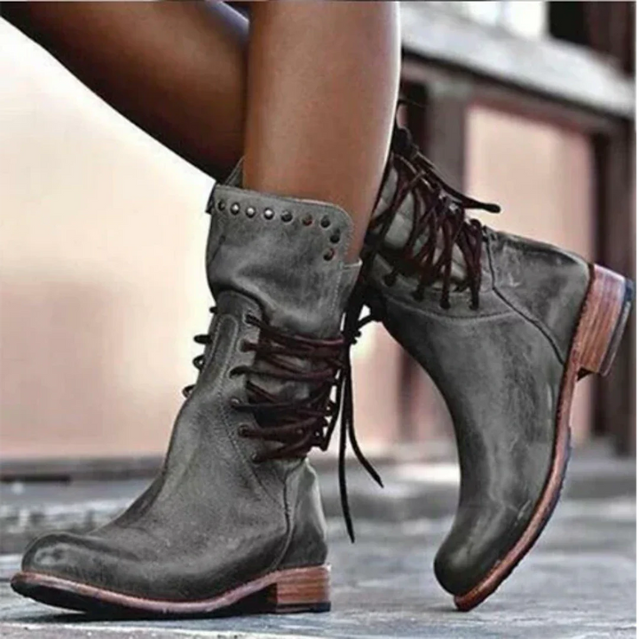 Mausie | Lace Up Ankle Boots for Women