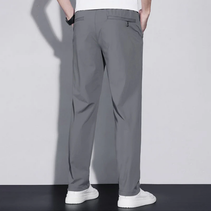 Wesley | Casual Straight Cut Drawstring Pants For Men