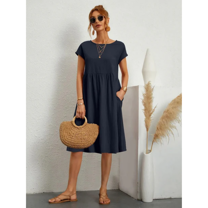 Soiree | Casual A Line Midi Dress For Women