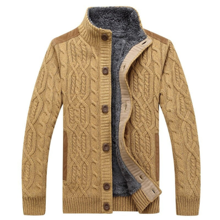 Gujar | Knitted Button Down Jacket For Men